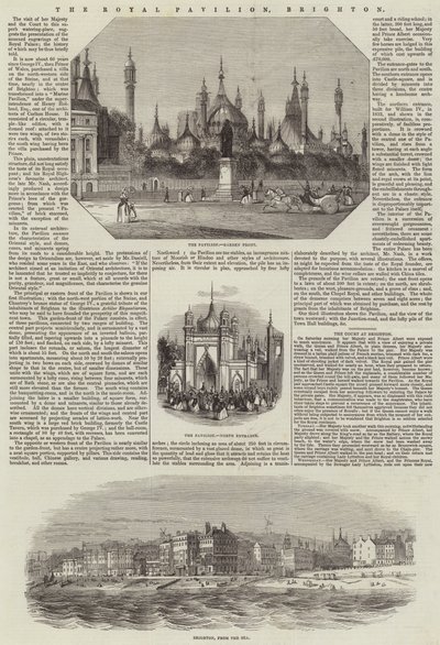 The Royal Pavilion, Brighton (gravyr) av English School