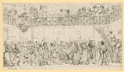 Royal Saloon, Piccadilly, London av English School