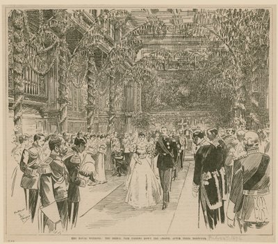 Det kungliga bröllopet, 23 juli 1896 av English School
