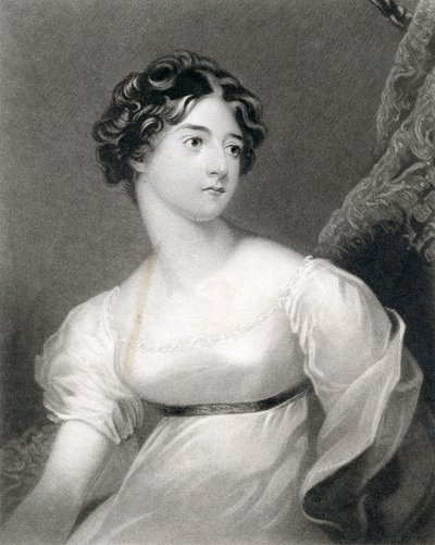 Rt. Hon, Frances grevinna av Wicklow, 1830 av English School