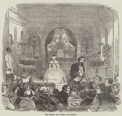 Salle de Robin, Piccadilly (gravyr) av English School