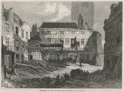 Saracenshuvudet, Snow Hill, Demolition av English School