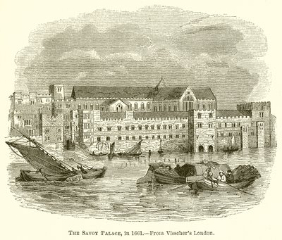 Savoypalatset, 1661 av English School
