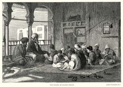 Sultan Hassans skola (gravyr) av English School
