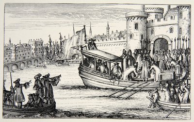 De sju biskoparna återvänder från tornet, 1688 av English School