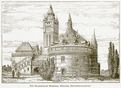 Shakespeare Memorial Theatre, Stratford-on-Avon (gravyr) av English School