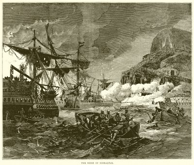 Belägringen av Gibraltar av English School