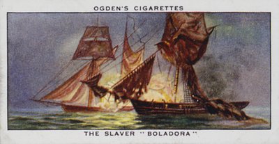 Slaveriet "Boladora" (färglitografi) av English School