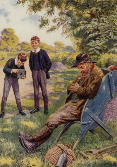Törnrosan (färg litho) av English School