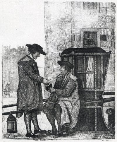 The Social Pinch, tryck gjord av William Kay, 1784-1813 av English School