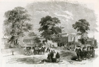 South Kensington Museum. Brompton pannor av English School