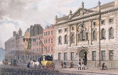 Den södra fronten av Ironmongers Hall, från 