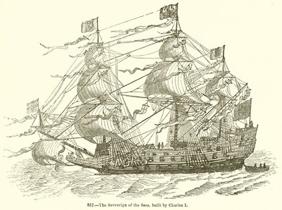 The Sovereign of the Seas, byggd av Charles I av English School