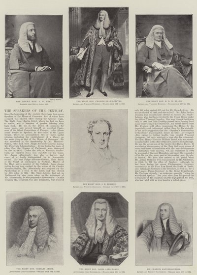 Århundradets högtalare (litho) av English School