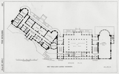 "Star and Garter", Richmond (gravyr) av English School