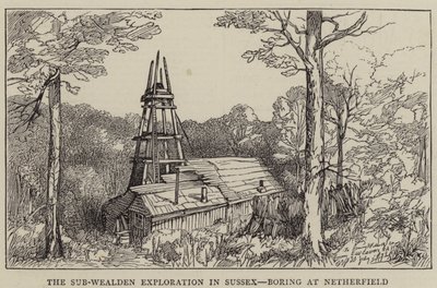 The Sub-Wealden Exploration i Sussex, Boring at Netherfield (gravyr) av English School