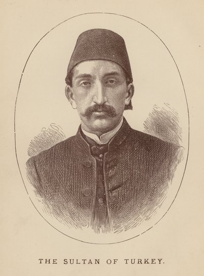 Sultanen av Turkiet (gravyr) av English School