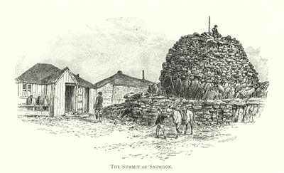 The Summit of Snowdon (gravyr) av English School