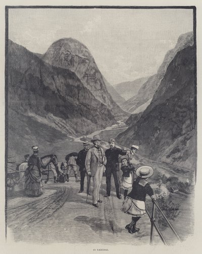 "Solstrålen" i Norge, av Lady Brassey (gravyr) av English School