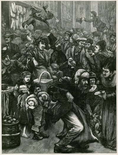 Söndagshandelsfrågorna - en sketch i Petticoat Lane av English School