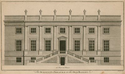 The Surgeons Theatre i Old Bailey, London av English School