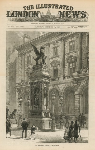 Temple Bar-minnesmärket av English School