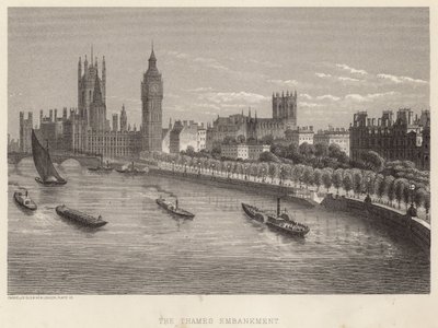 Themsen Embankment, London av English School