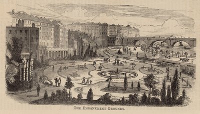 Thames Embankment-området av English School