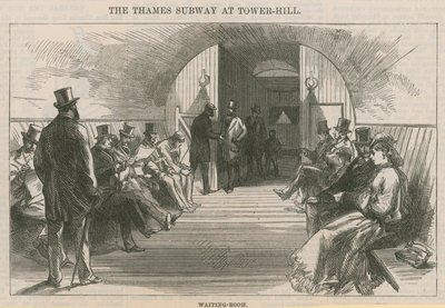 Themsen tunnelbana vid Tower Hill av English School