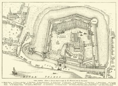 Tornet, från en undersökning gjord 1597 av W Haiward och J Gascoyne av English School