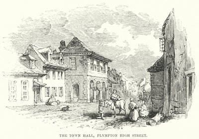 Rådhuset, Plympton High Street (gravyr) av English School