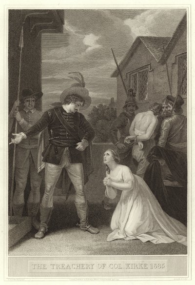 The Treachery of Col Kirke 1685 av English School