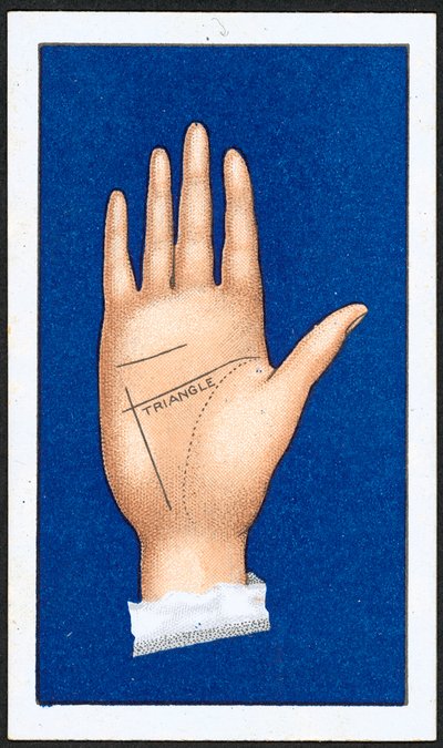 Triangeln (1) (färg litho) av English School