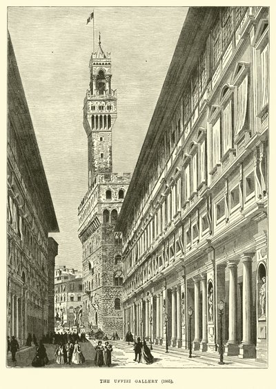 Uffizigalleriet, 1865 av English School