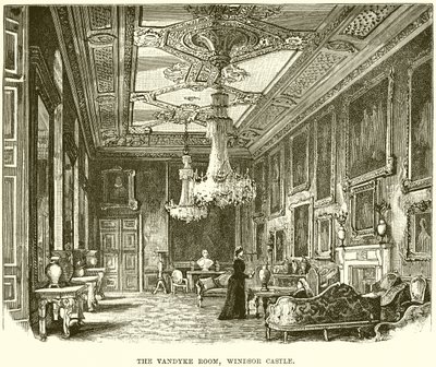 Vandyke-rummet, Windsor Castle av English School