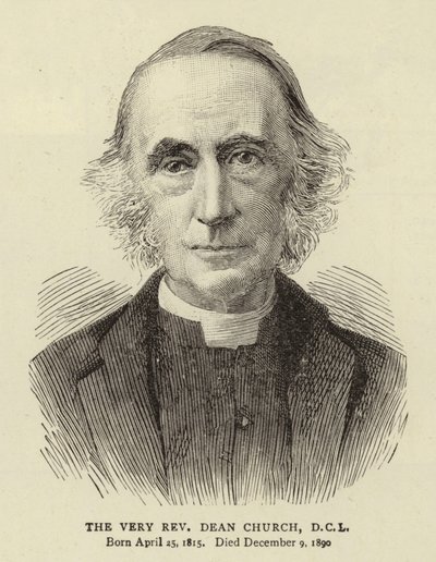 The Very Reverend Dean Church, DCL av English School