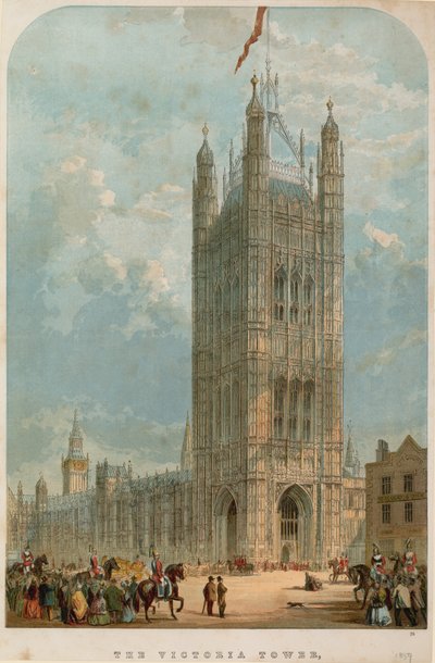 Victoria Tower, Westminster, London av English School