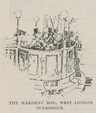 The Wardens Box, West London Synagogue av English School