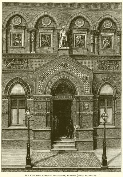 Wedgwood Memorial Institution, Burslem (främre ingången) av English School