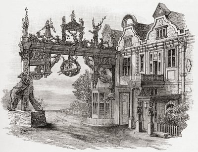 The White Hart Inn, Scole, Norfolk på 1600-talet, från 