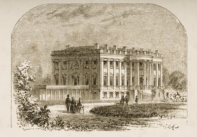 Vita huset, ca 1870, från 