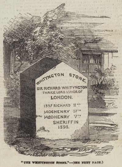 The Whittington Stone (gravyr) av English School