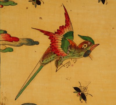 The Witcombe Cabinet, c.1697 (japanned och försilvrat trä) av English School