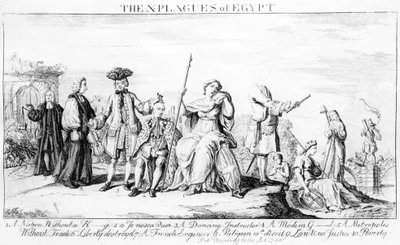 X-plågorna i Egypten, ca 1749 av English School