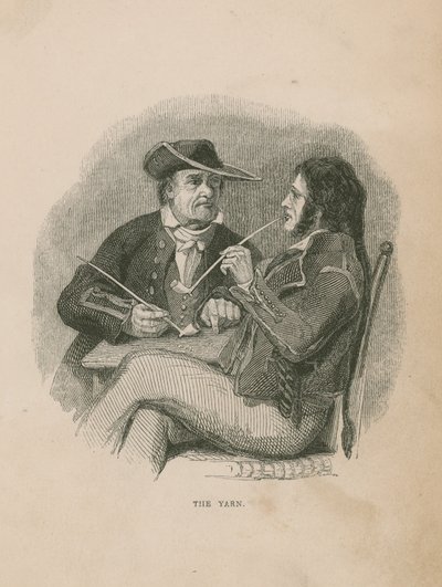 Garnet; illustration från Poor Jack av Frederick Marryat av English School