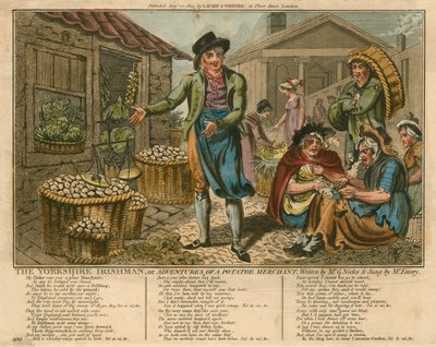 Yorkshire-irländaren; eller, Adventures of a Potato Merchant, skriven av G Nicks, sjungen av Mr Emery av English School