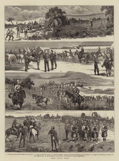Zulukriget (gravyr) av English School