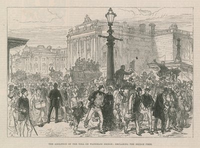 Avskaffandet av vägtullen på Waterloo Bridge av English School