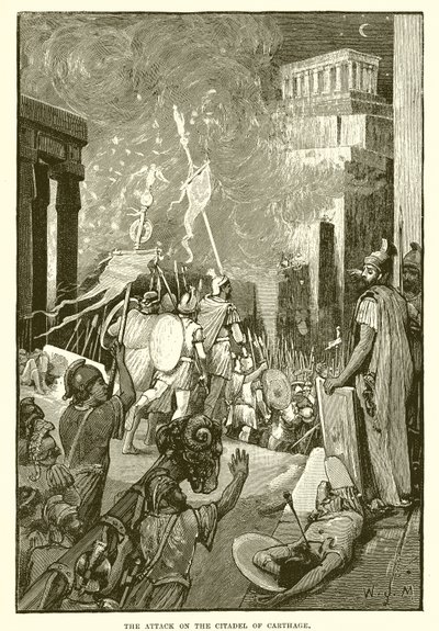 Attacken på citadellet i Carthage av English School