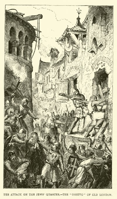 Attacken mot Judas Quarter, Ghetto of Old London av English School